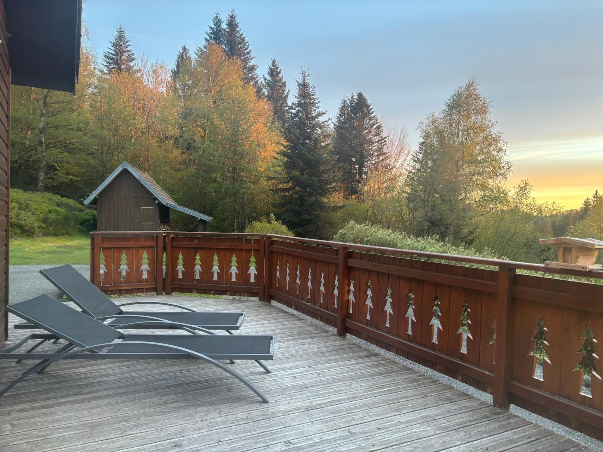 Chalet Avec Jacuzzi Prive, Vue Sur Les Vosges Belfahy Extérieur photo