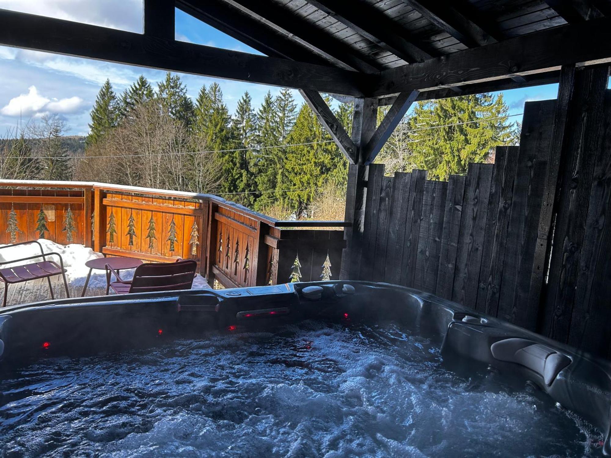 Chalet Avec Jacuzzi Prive, Vue Sur Les Vosges Belfahy Extérieur photo